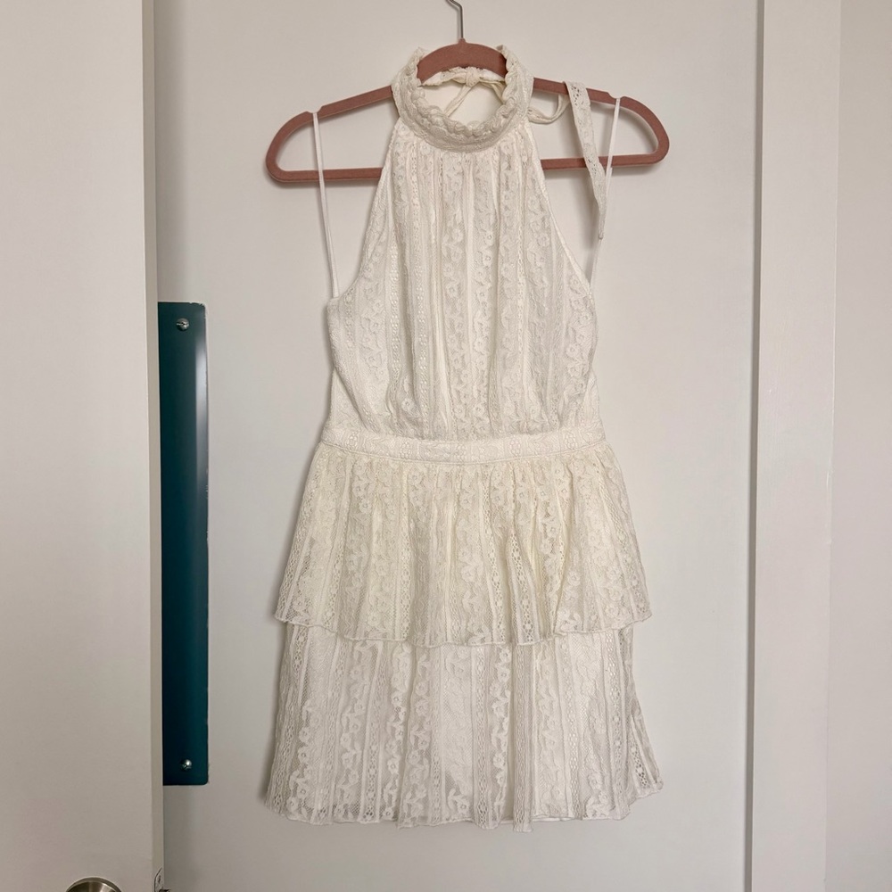 Bellevue The Label Size Small The Neve Dress Halter Lace Wedding Reception